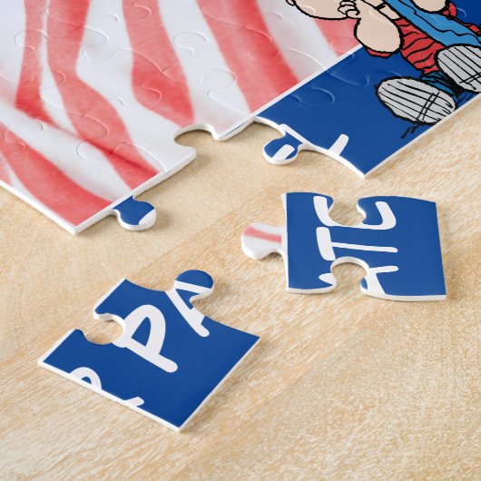 pinda's | Linus en zijn eigen foto op maat Legpuzzel (Zijkant)