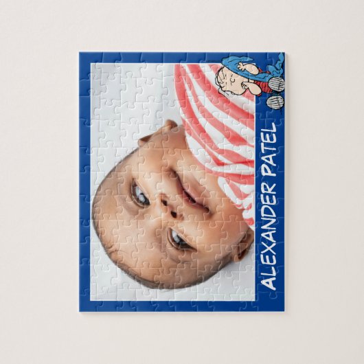 pinda's | Linus en zijn eigen foto op maat Legpuzzel (Verticaal)