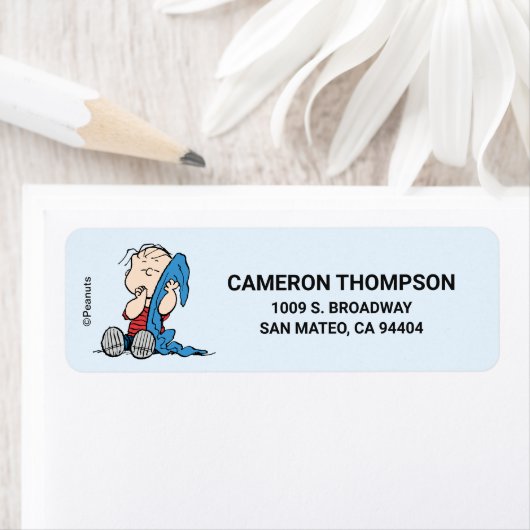 pinda's | Linus en Zijne Blanket Etiket (Insitu)