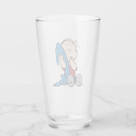 pinda's | Linus en Zijne Blanket Glas (Achterkant)