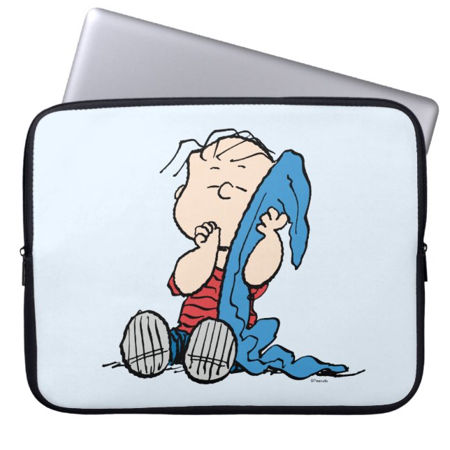 pinda's | Linus en Zijne Blanket Laptop Sleeve (Voorkant)