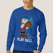 pinda's | Linus in zijn honkbaluitrusting Trui (Voorkant)