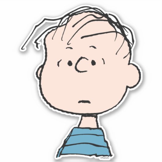pinda's | Linus Portrait Sticker (Voorkant)