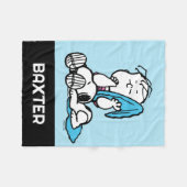 pinda's | Linus & Snoopy Fleece Deken (Voorkant (Horizontaal))
