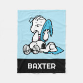 pinda's | Linus & Snoopy Fleece Deken (Voorkant)