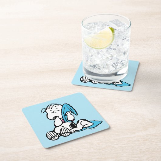 pinda's | Linus & Snoopy Kartonnen Onderzetters (Insitu)