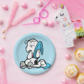 pinda's | Linus & Snoopy Papieren Bordje (Feest)