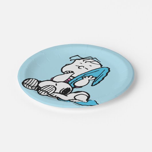 pinda's | Linus & Snoopy Papieren Bordje (Gekanteld)