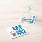 pinda's | Linus - Uw stem is uw keuze Kartonnen Onderzetters (Insitu)