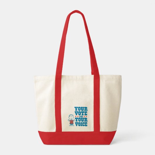 pinda's | Linus - Uw stem is uw keuze Tote Bag (Achterkant)