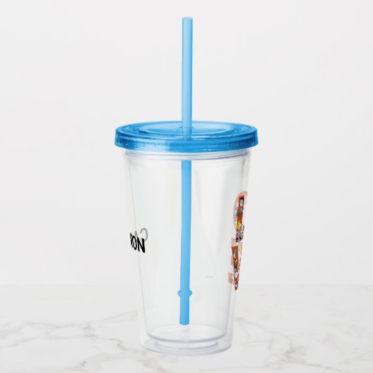 pinda's - LOVE Acryl Drinkbeker (Rechts)