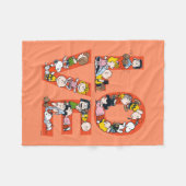 pinda's - LOVE Fleece Deken (Voorkant (Horizontaal))