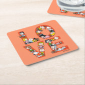 pinda's - LOVE Kartonnen Onderzetters (Schuin)