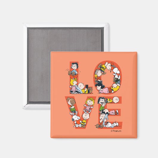 pinda's - LOVE Magneet (Voorkant / Achterkant)