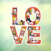 pinda's - LOVE Raamsticker (Vel 3)