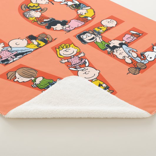 pinda's - LOVE Sherpa Deken (3/4)