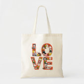 pinda's - LOVE Tote Bag (Voorkant)