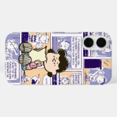 pinda's | Lucy Comic Pattern Case-Mate iPhone Case (Achterkant (horizontaal))