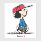 pinda's | Lucy die honkbal speelt Sticker (Vel)