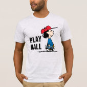 pinda's | Lucy die honkbal speelt T-shirt (Voorkant)