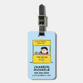 pinda's | Lucy en de dokter zijn in Bagagelabel (Voorkant verticaal)