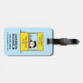 pinda's | Lucy en de dokter zijn in Bagagelabel (Achterkant horizontaal)