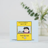 pinda's | Lucy en de dokter zijn in Briefkaart (Staand voorkant)