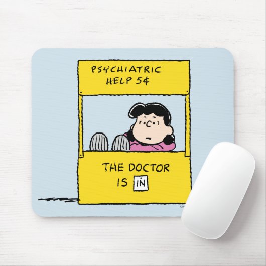 pinda's | Lucy en de dokter zijn in Muismat (Met muis)