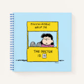 pinda's | Lucy en de dokter zijn in Notitieboek (Voorkant)