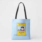 pinda's | Lucy en de dokter zijn in Tote Bag (Voorkant)