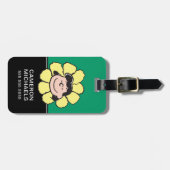 pinda's | Lucy Flower Bagagelabel (Voorkant horizontaal)