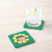 pinda's | Lucy Flower Bier Onderzetter (Rechterzijde)