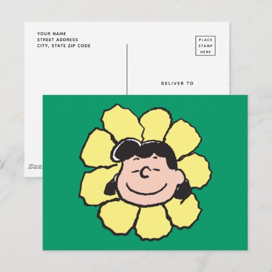 pinda's | Lucy Flower Briefkaart (Voorkant / Achterkant)