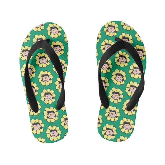 pinda's | Lucy Flower Kinder Teenslippers (Voetbed)