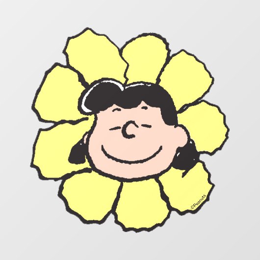 pinda's | Lucy Flower Raamsticker (Vel)