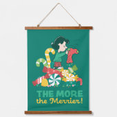 pinda's | Lucy hoe meer de Merrier Hangend Wandkleed (Voorkant)