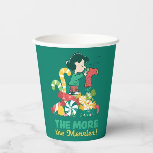 pinda's | Lucy hoe meer de Merrier Papieren Bekers (Voorkant)