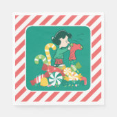 pinda's | Lucy hoe meer de Merrier Servet (Voorkant)