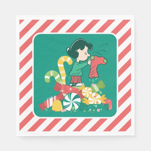 pinda's | Lucy hoe meer de Merrier Servet (Voorkant)