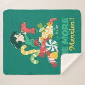 pinda's | Lucy hoe meer de Merrier Sherpa Deken (Voorkant (horizontaal))