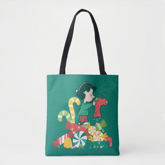pinda's | Lucy hoe meer de Merrier Tote Bag (Voorkant)