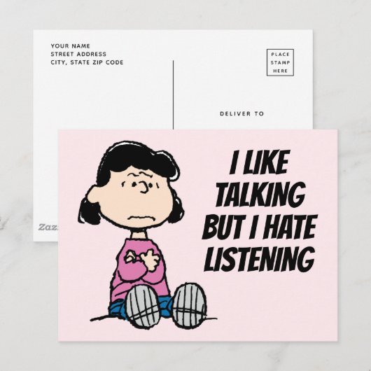 pinda's | Lucy met wapens Briefkaart (Voorkant / Achterkant)