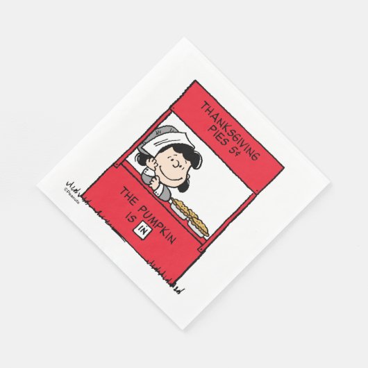 pinda's | Lucy Pilgrim Pie-standaard Servet (Hoek)