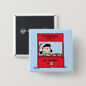 pinda's | Lucy Pilgrim Pie-standaard Vierkante Button 5,1 Cm (Voorkant /achterkant)