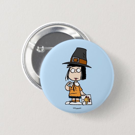 pinda's | Marcie Pilgrim Ronde Button 5,7 Cm (Voorkant /achterkant)