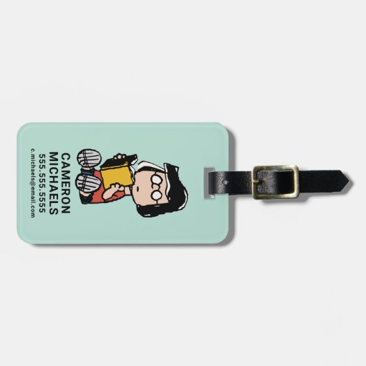 pinda's | Marcie Reading Bagagelabel (Voorkant horizontaal)