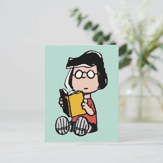 pinda's | Marcie Reading Briefkaart (Staand voorkant)