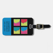 pinda's | Moderne Pop Art Charlie Brown Bagagelabel (Voorkant horizontaal)