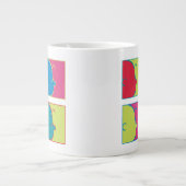 pinda's | Moderne Pop Art Charlie Brown Grote Koffiekop (Voorkant)