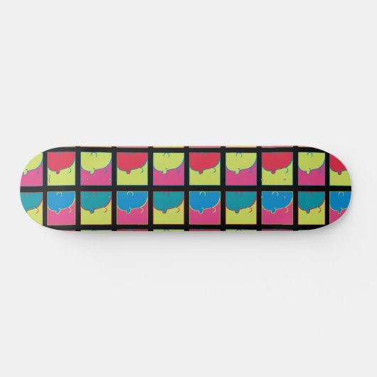 pinda's | Moderne Pop Art Charlie Brown Persoonlijk Skateboard (Horizontaal)